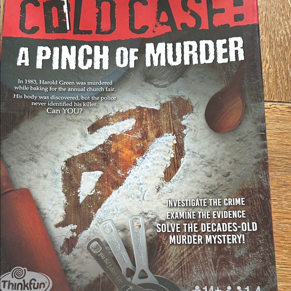 ThinkFun Cold Case: A Pinch of Murder Game